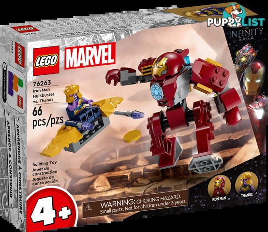 LEGO 76263 Iron Man Hulkbuster vs. Thanos - Marvel Super Heroes - 5702017419794