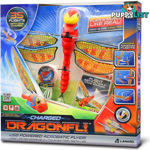 Lanard - Dragonfli Usb Powered Acrobatic Flyer - Art66238 - 048242916512