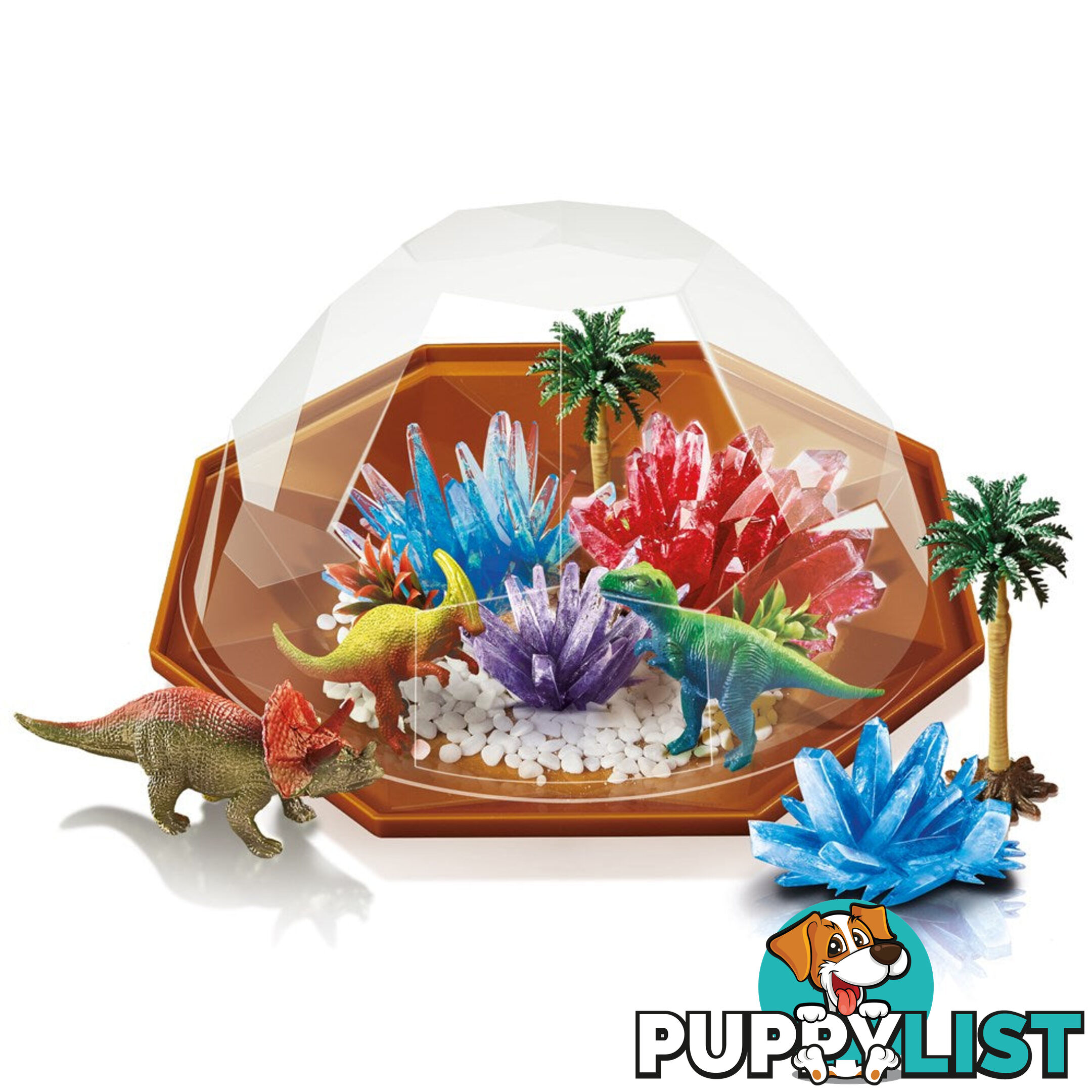 4m - Crystal Growing - Dinosaur Crystal Terrarium Jpfsg3926 - 4893156039262