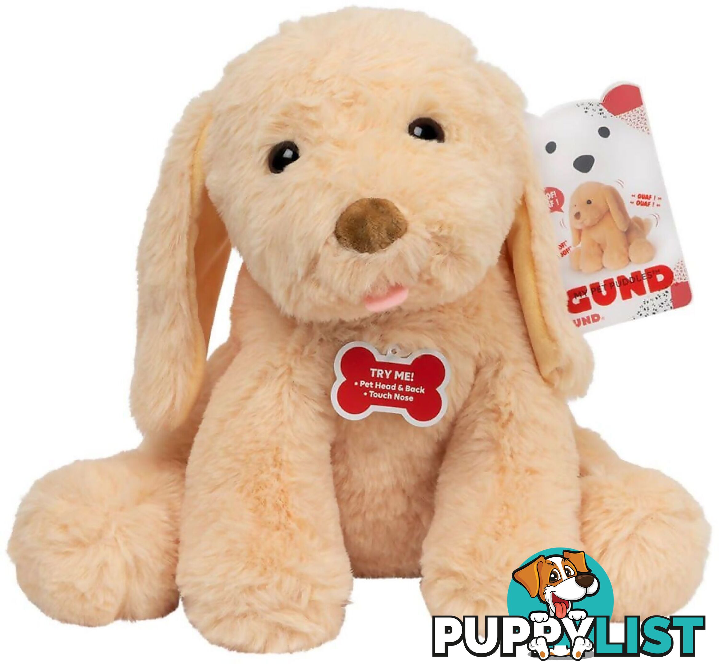 Animated My Pet Puddles Puppy Soft Toy Dog - Jsu6055995 - 778988479056