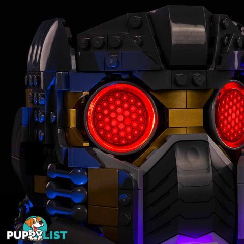 Light Kit For LEGO Marvel Star-Lord's Helmet 76251 - Light My Bricks - Lb75452389393 - 754523893938