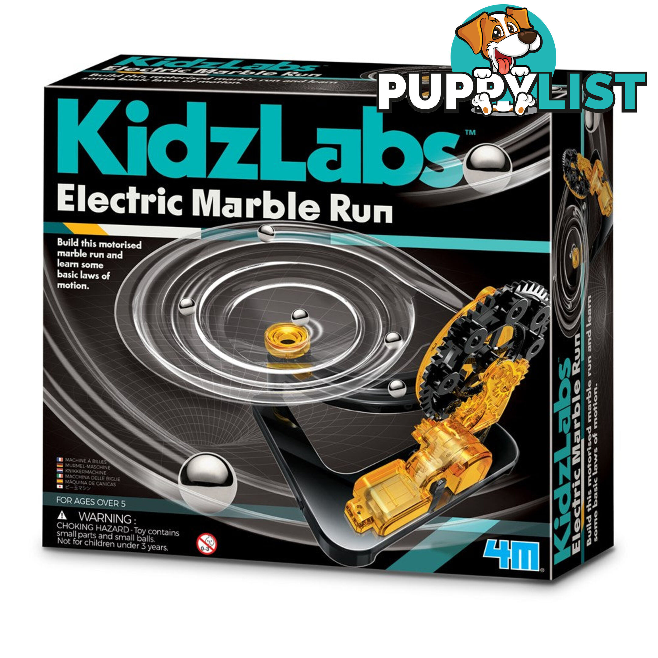 4m - Kidzlabs - Electric Marble Run Jpfsg3456 - 4893156034564