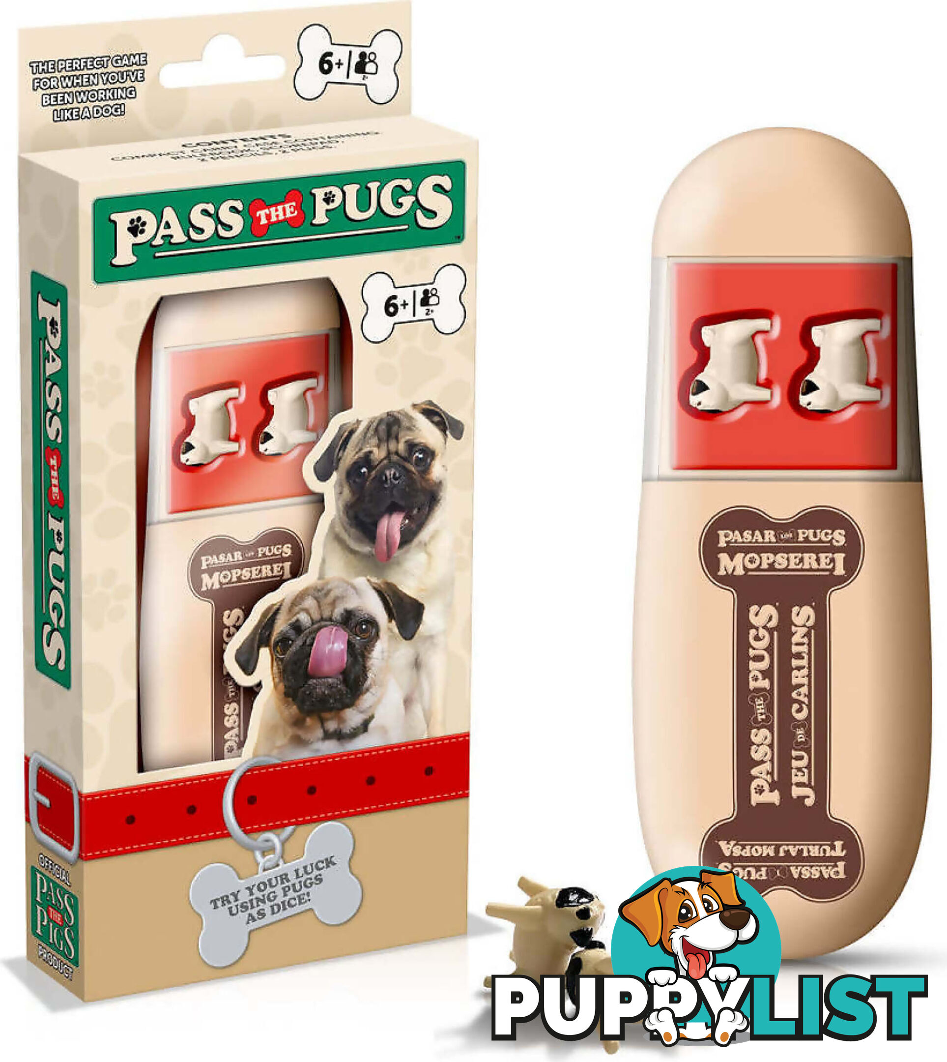 Pass The Pugs - Winning Moves - Jdwma041928 - 5036905041928