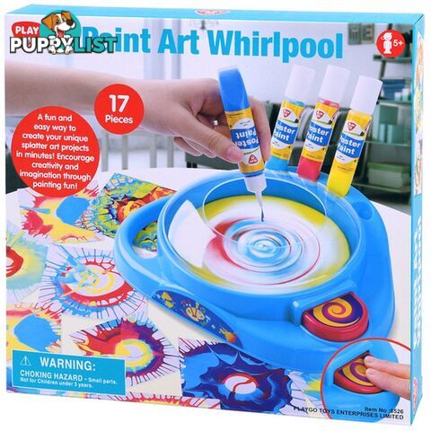 Paint Art Whirlpool Set   Playgo Toys Ent. Ltd Art64161 - 4892401085269