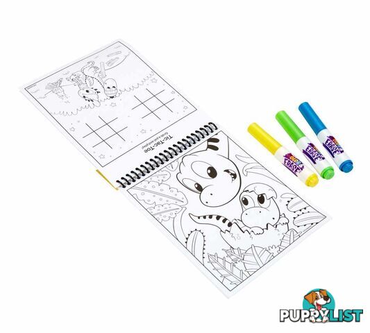 Crayola - Dinosaur Color & Erase Reusable Activity Pad With Markers - Bs811491 - 071662214913