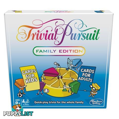 Trivial Pursuit Family Edition Trivia Game Hbe19212840 - 630509710294