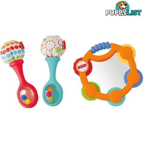 Fisher-Price Tambourine & Maracas Gift Set  Mattel Dpy77