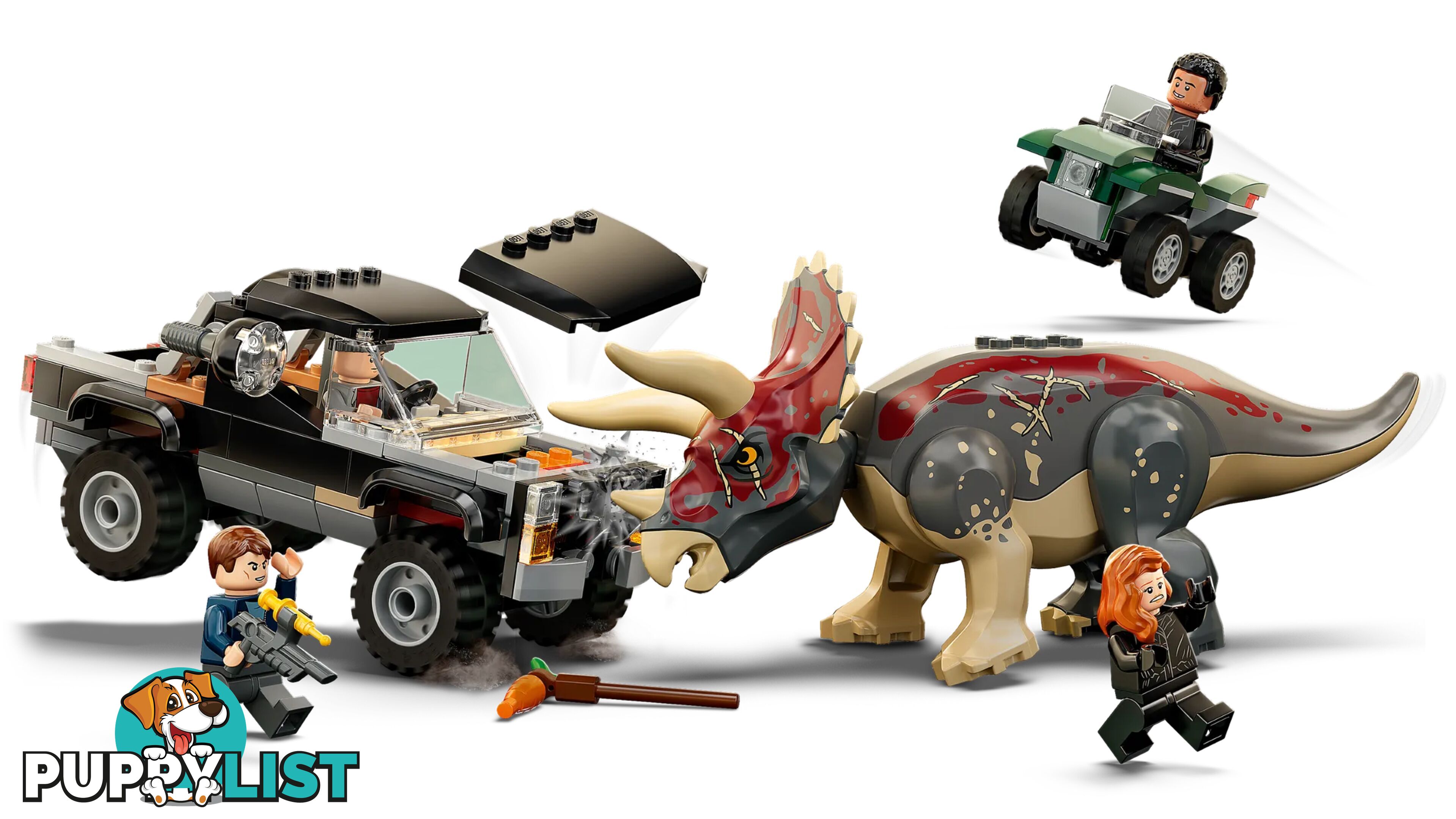 LEGO 76950 Triceratops Pick-up Truck Ambush - Jurassic World - 5702016971668