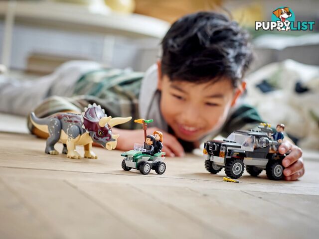 LEGO 76950 Triceratops Pick-up Truck Ambush - Jurassic World - 5702016971668