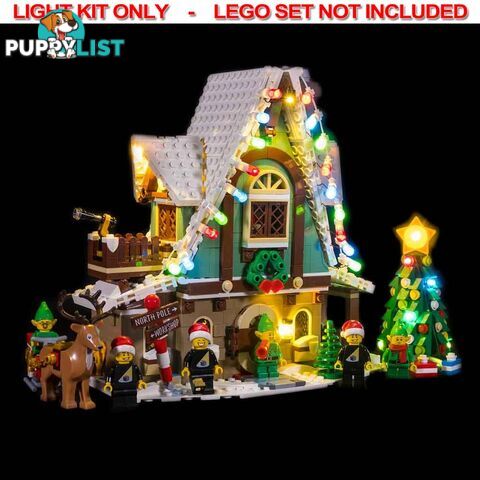 LIGHT KIT for LEGO Elf Club House 10275 - Light My Bricks - 744109767029