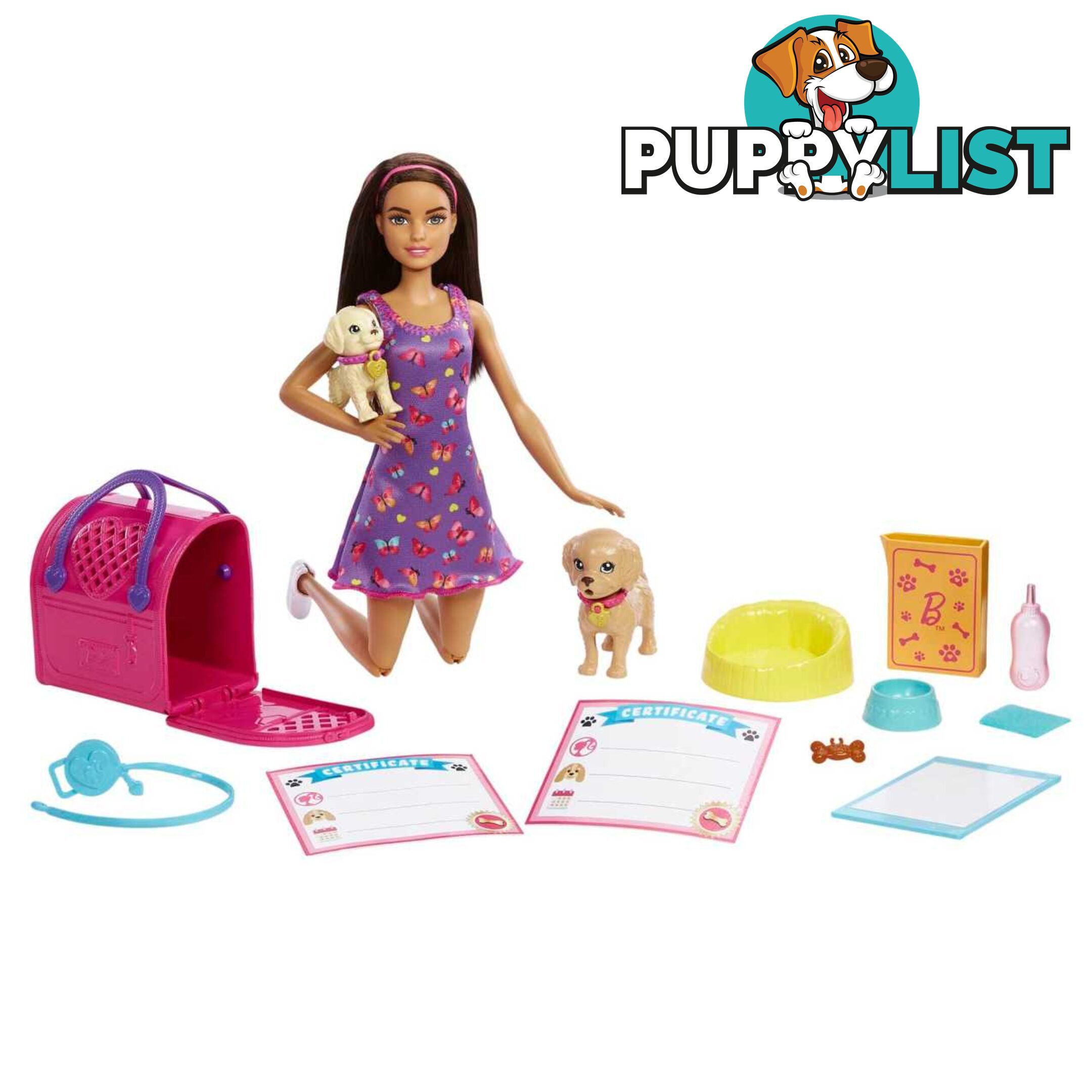 Barbie Pup Adoptionâ„¢ Doll and Accessories - Mahkd86 - 194735101764