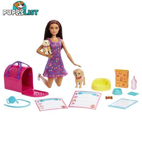 Barbie Pup Adoptionâ„¢ Doll and Accessories - Mahkd86 - 194735101764