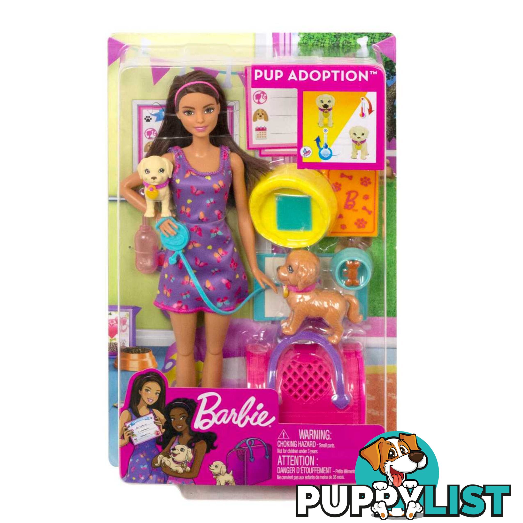 Barbie Pup Adoptionâ„¢ Doll and Accessories - Mahkd86 - 194735101764