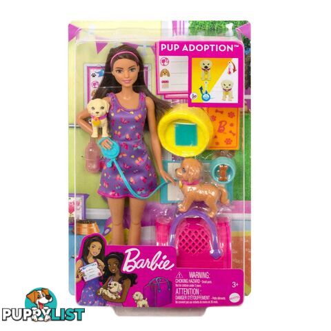 Barbie Pup Adoptionâ„¢ Doll and Accessories - Mahkd86 - 194735101764