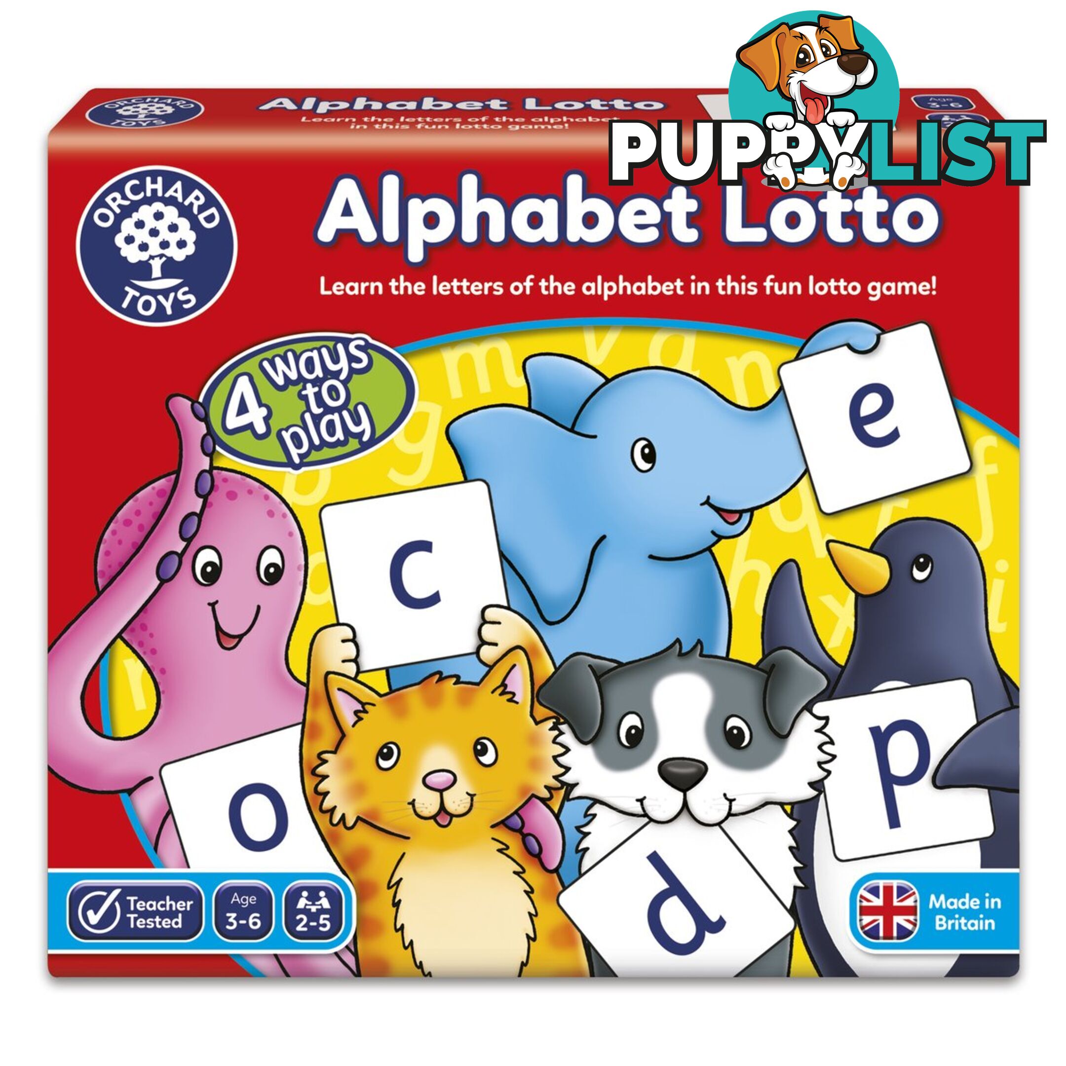 Orchard Toys -  Alphabet Lotto Mdoc083 - 5011863101525