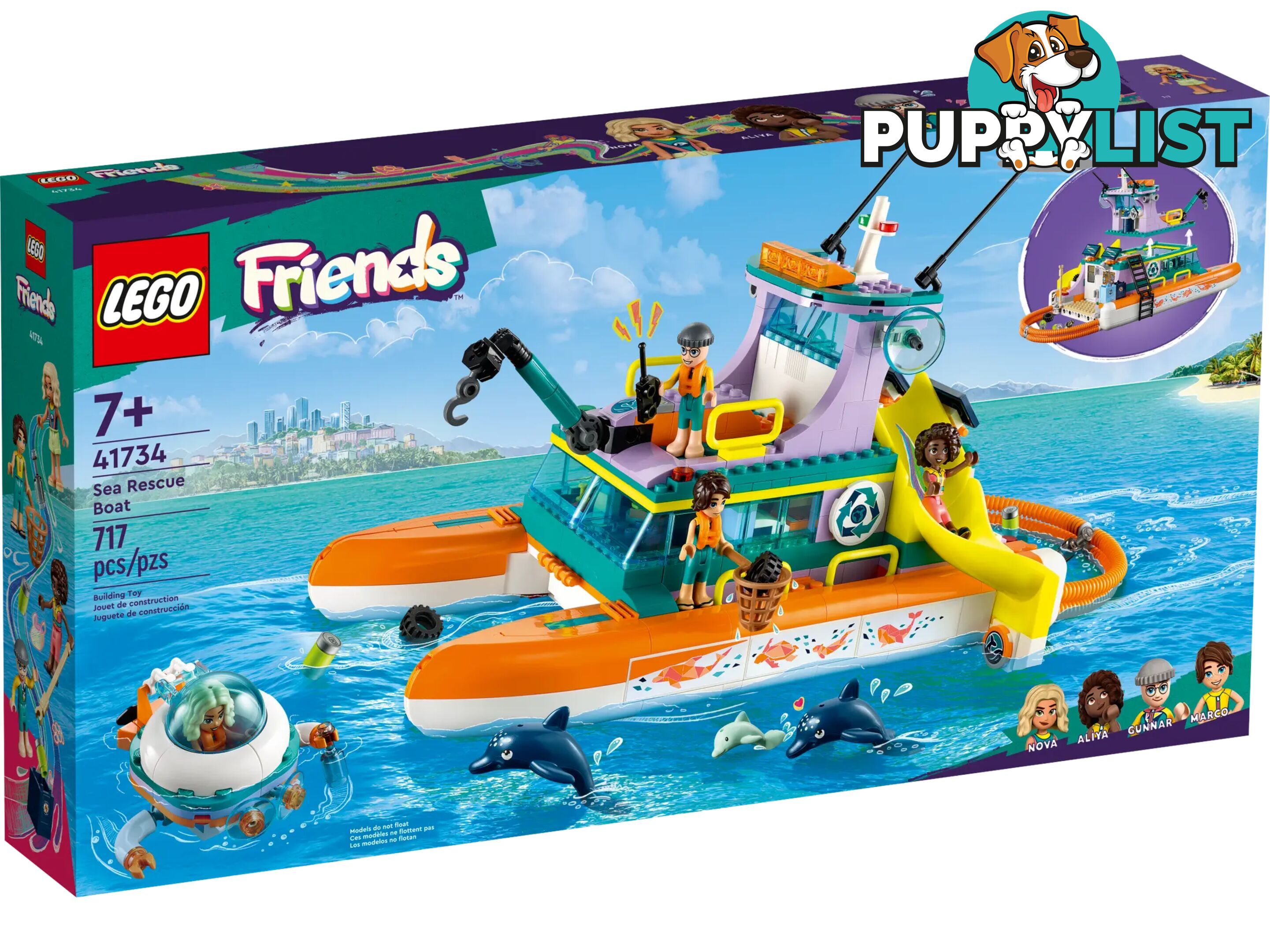 LEGO 41734 Sea Rescue Boat - Friends - 5702017415192