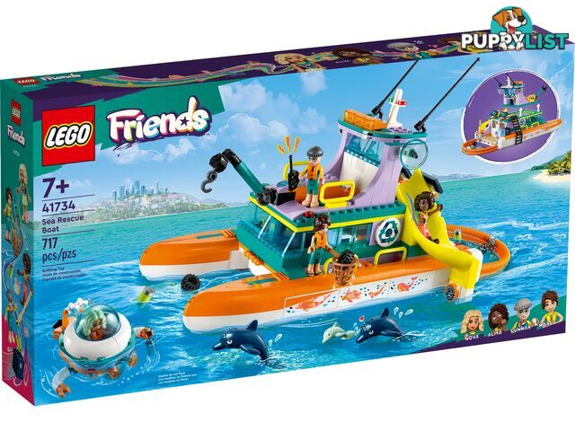 LEGO 41734 Sea Rescue Boat - Friends - 5702017415192