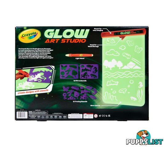 Crayola Glow Art Studio Glow in the Dark Canvas - Bs747496 - 071662074968