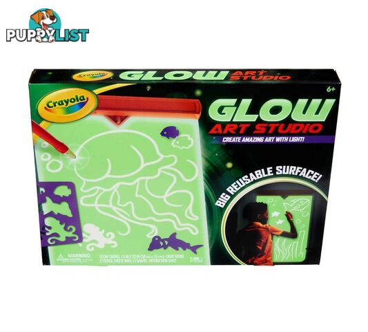 Crayola Glow Art Studio Glow in the Dark Canvas - Bs747496 - 071662074968