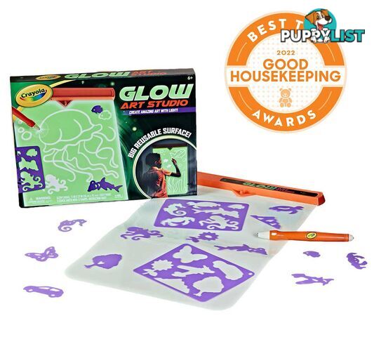 Crayola Glow Art Studio Glow in the Dark Canvas - Bs747496 - 071662074968