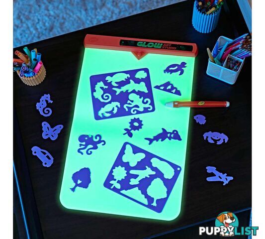 Crayola Glow Art Studio Glow in the Dark Canvas - Bs747496 - 071662074968