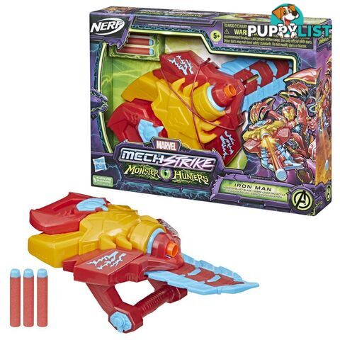 Marvel Avengers Mech Strike Monster Hunters Iron Man Monster Blast Blade Roleplay Hasbro - Hbf4378asoo - 195166154374