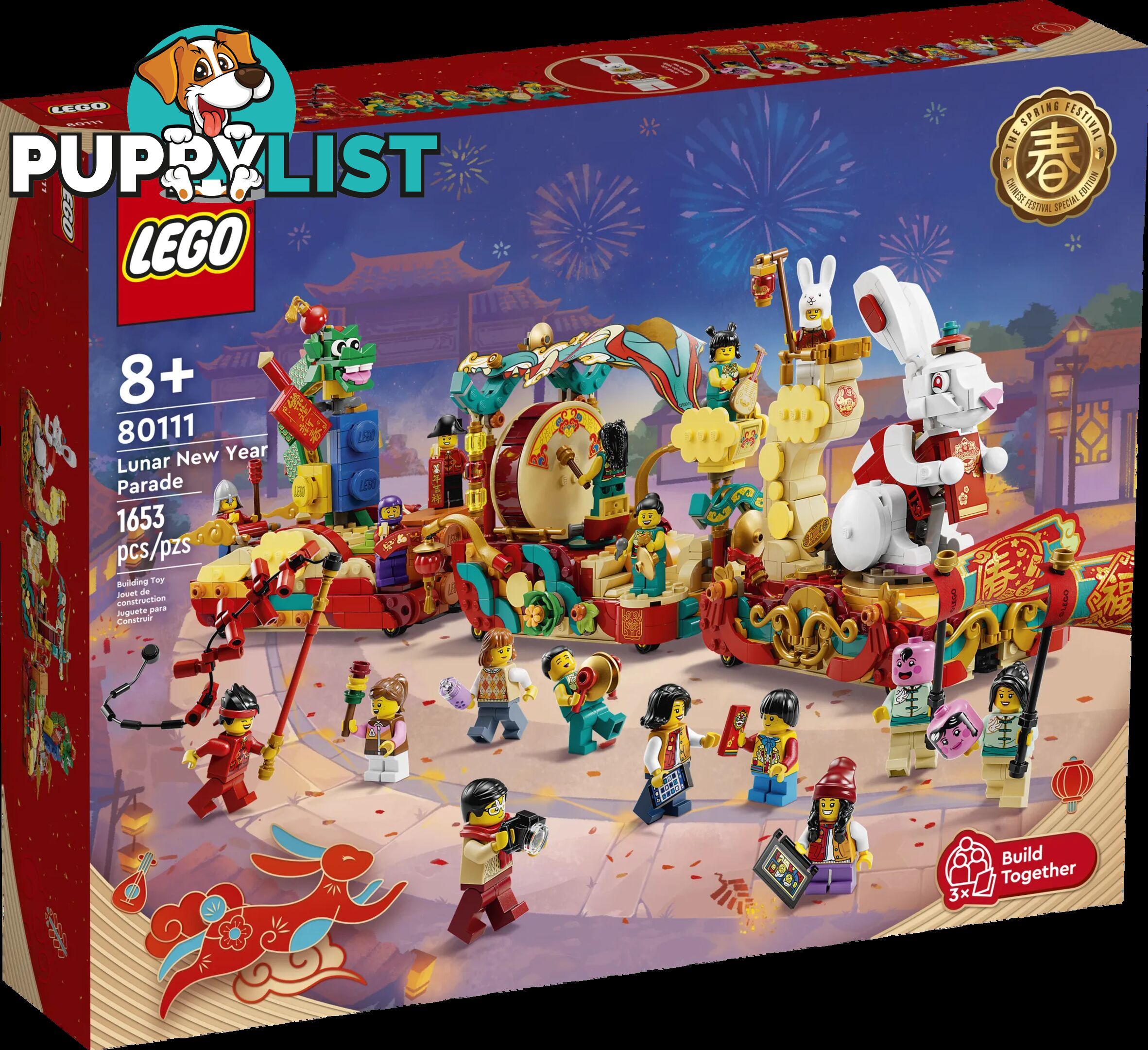 LEGO 80111 Lunar New Year Parade - Chinese Festivals - 5702017415628