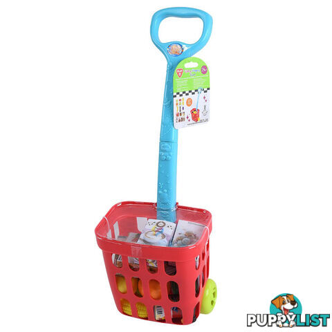 Playgo Toys Ent. Ltd. Rolling Shopping Basket - Art65530 - 4892401032454