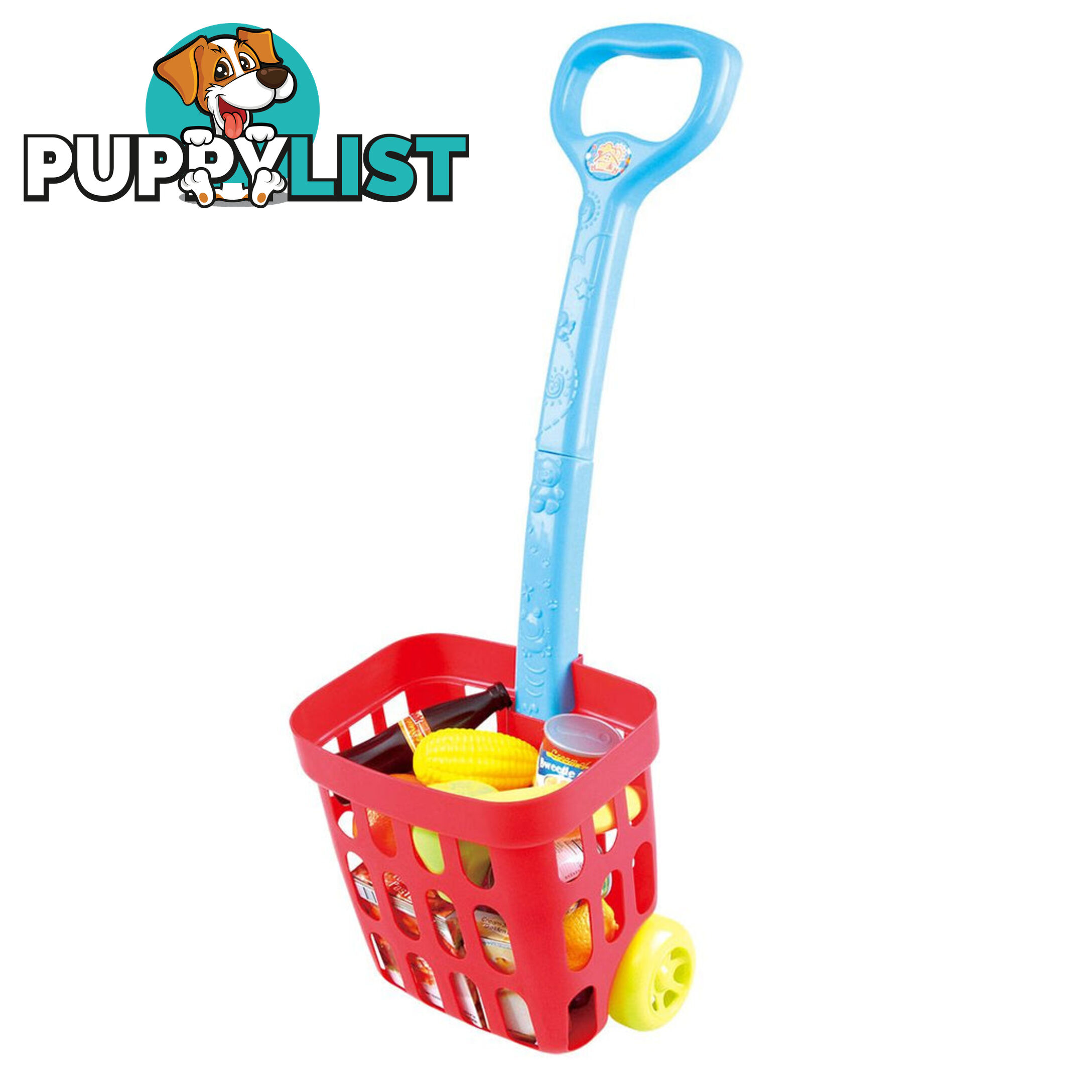 Playgo Toys Ent. Ltd. Rolling Shopping Basket - Art65530 - 4892401032454