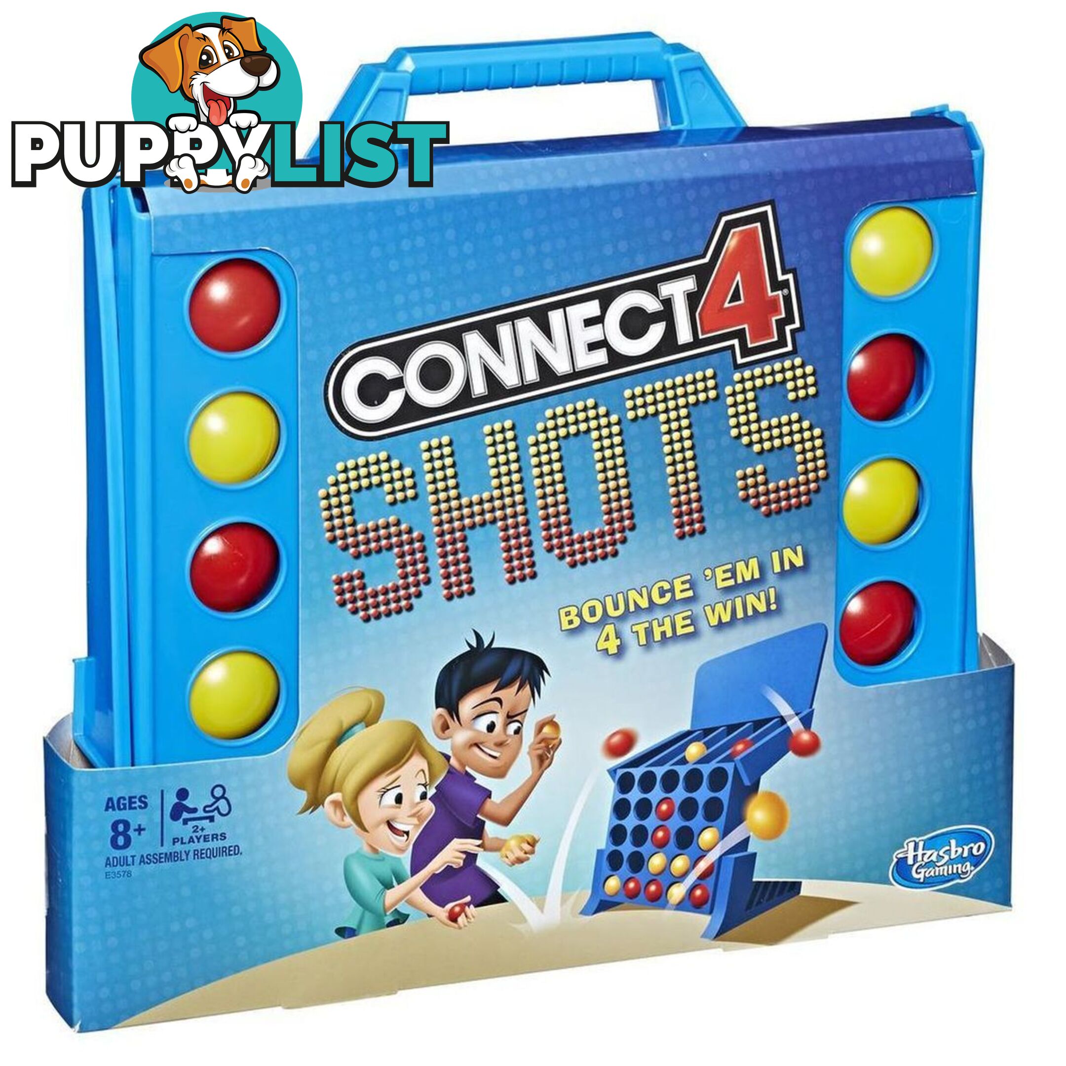 Connect 4 Shots Bounce Em Fast-paced Game Hbe35786110 - 630509733026