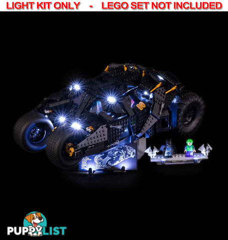 LIGHT KIT for LEGO Batman Tumbler 76240 - Light My Bricks - 793591188102