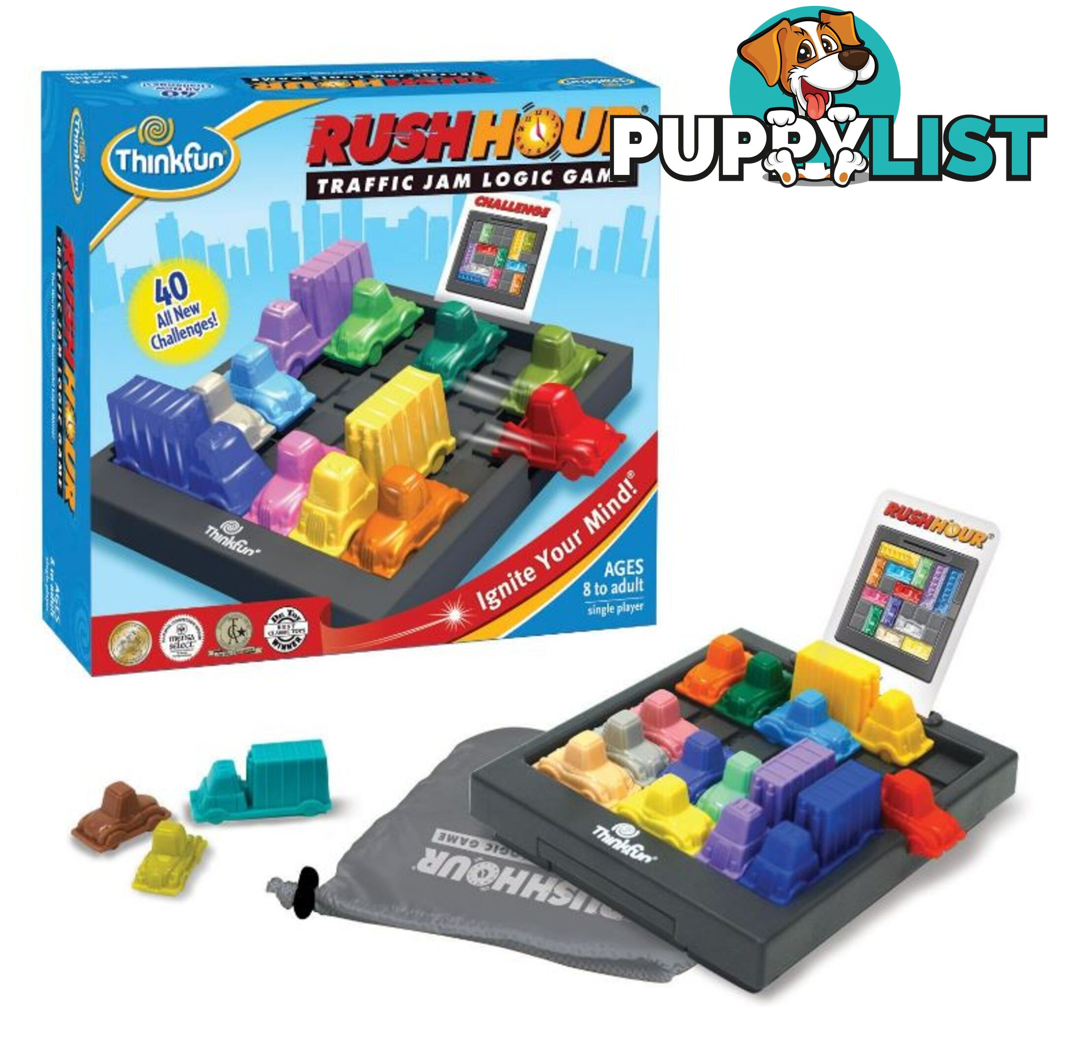 Thinkfun - Rush Hour Traffic Jam Logic Game - Mdtn76436 - 4005556764365