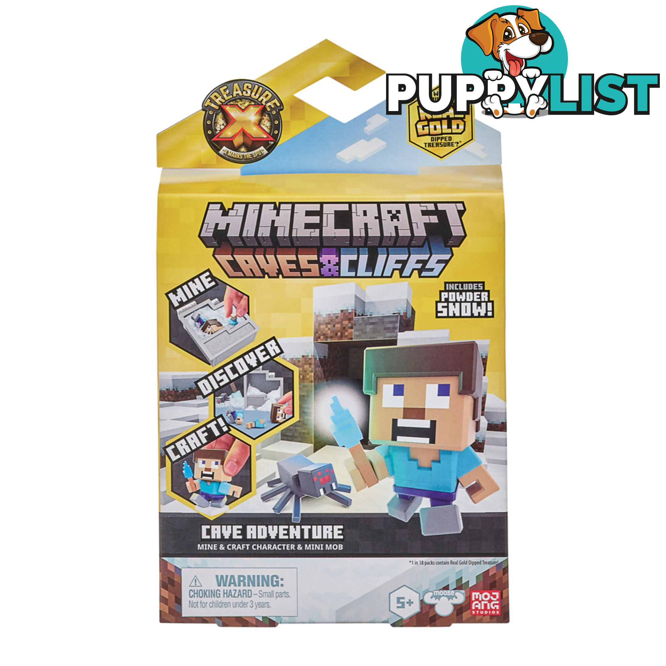 Treasure X - Minecraft Caves & Cliffs Cave Adventure Pack - 41676 - 0630996416761