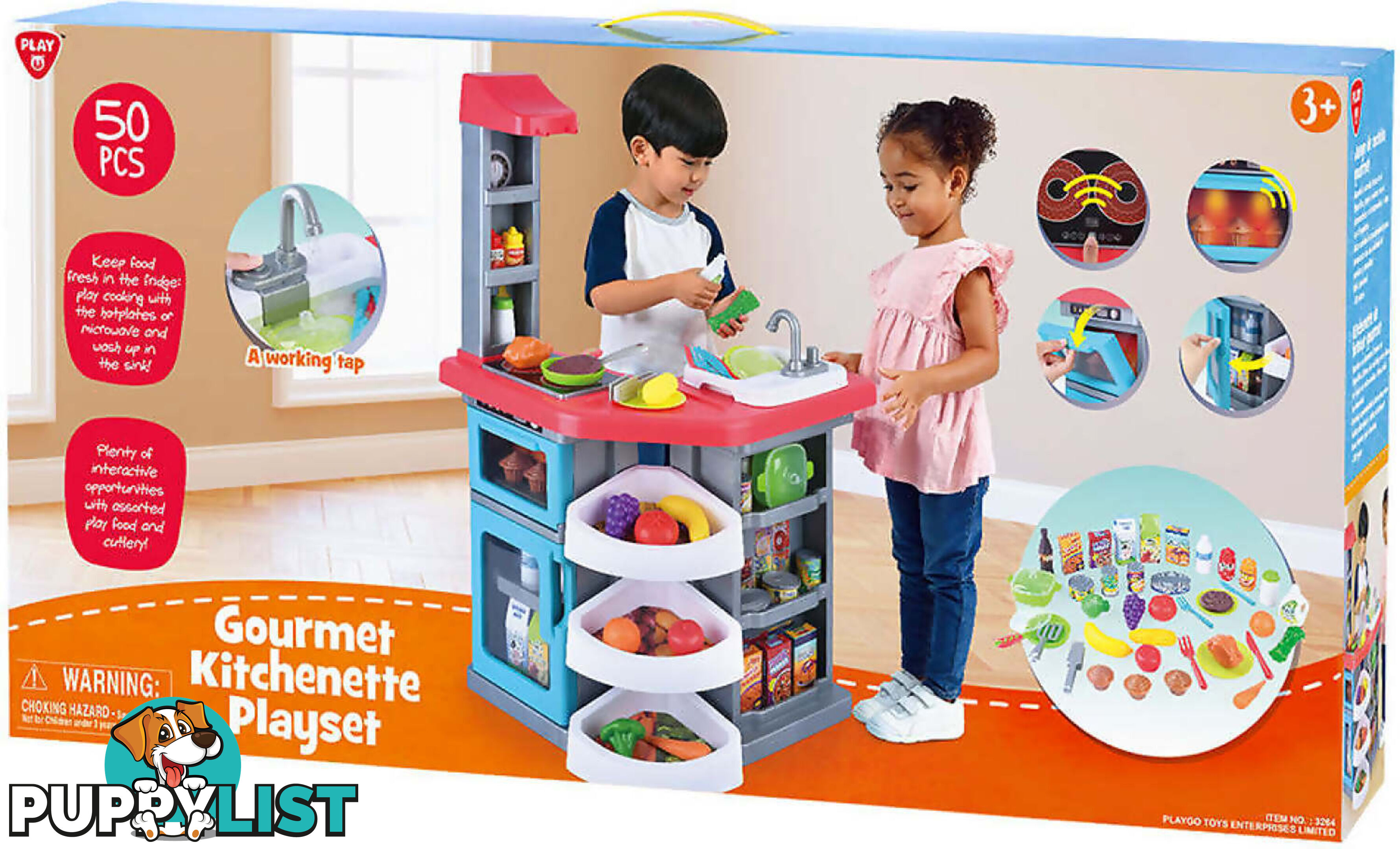 Playgo Toys Ent. Ltd. - Gourmet Kitchenette Set - Art67153 - 4892401032645