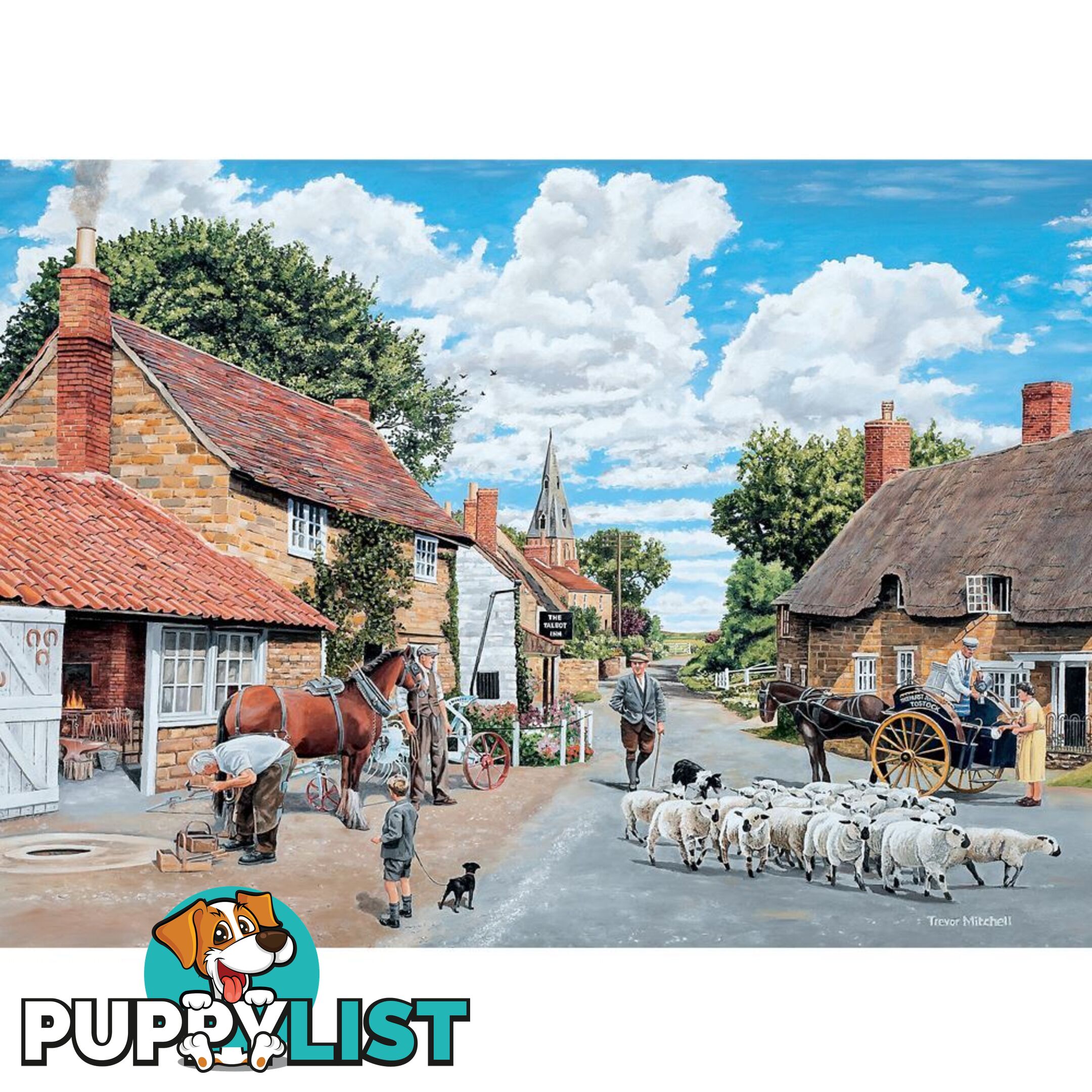 Holdson - The Village Farrier Village Life S3 Jigsaw Puzzle 1000 Pieces - Jdhol774821 - 9414131774821