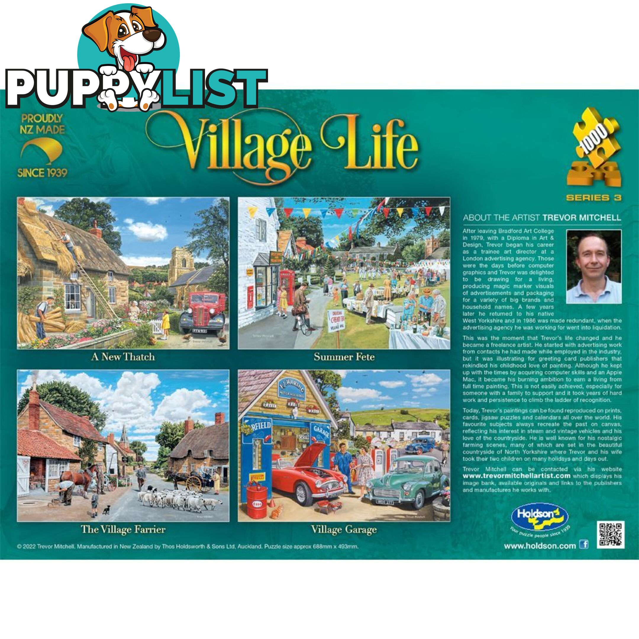 Holdson - The Village Farrier Village Life S3 Jigsaw Puzzle 1000 Pieces - Jdhol774821 - 9414131774821