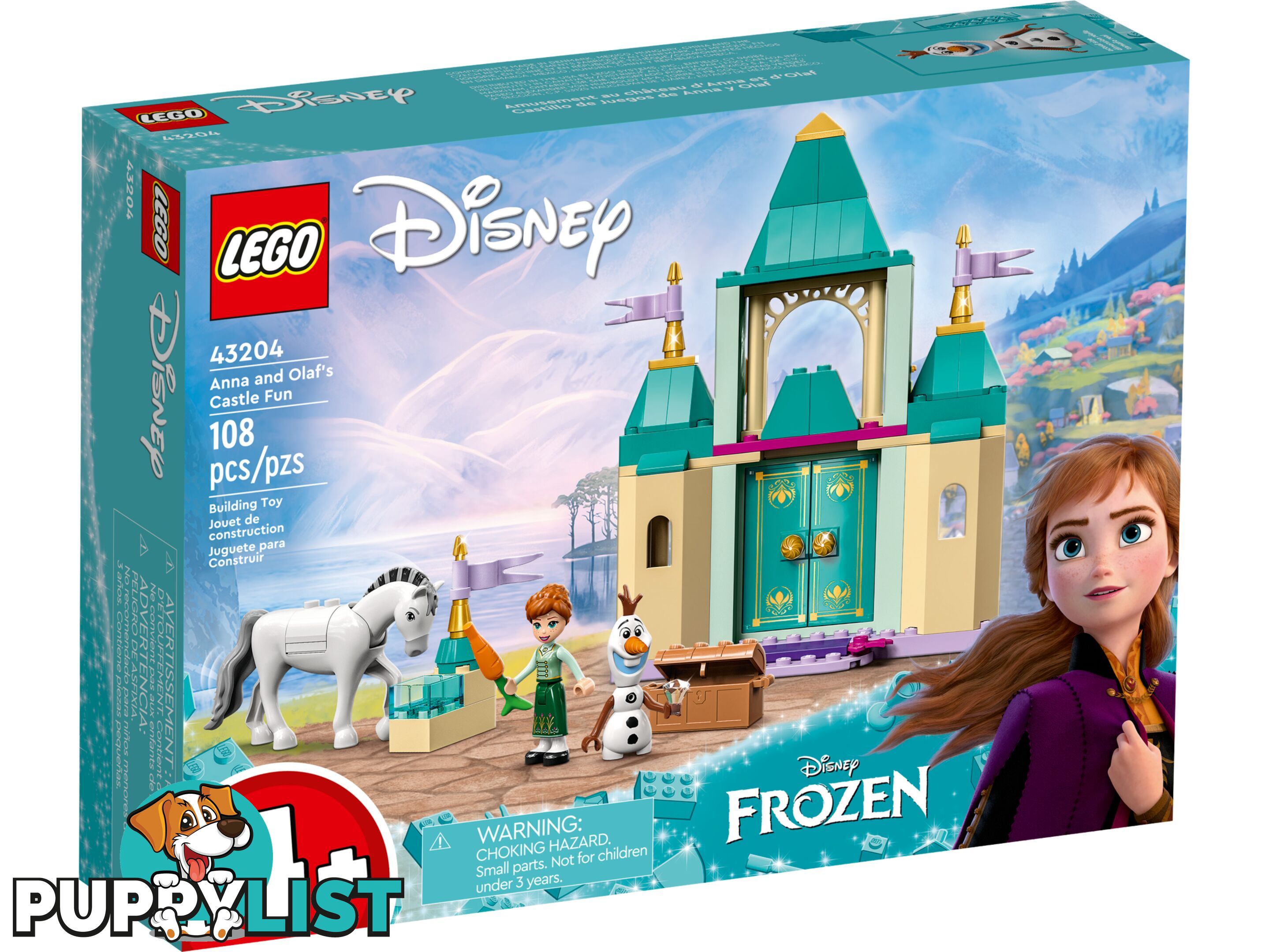 LEGO 43204 Anna and Olaf's Castle Fun - Disney Princess Frozen 4+ - 5702017154312