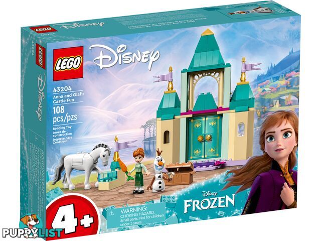 LEGO 43204 Anna and Olaf's Castle Fun - Disney Princess Frozen 4+ - 5702017154312