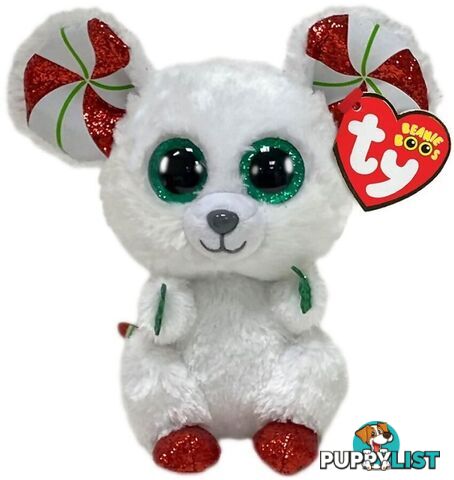 Ty - Beanie Boos - Xmas Chimney The Mouse Small 15cm - Bg36239 - 008421362394