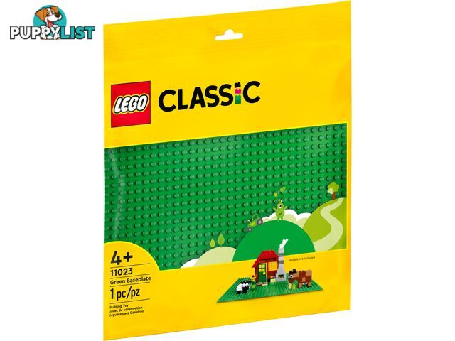 LEGO 11023 Green Baseplate - Classic 4+ - 5702017184265