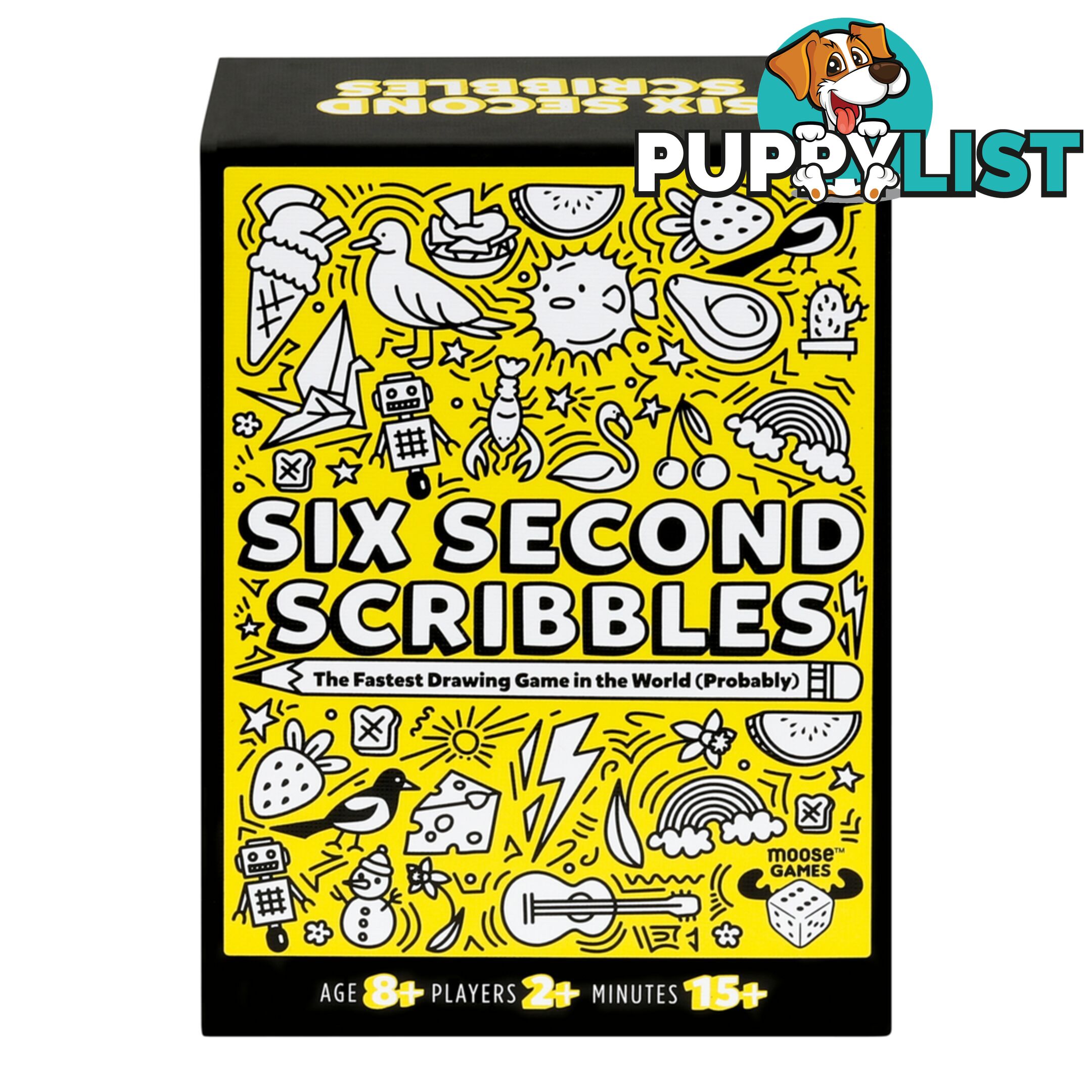 Six Second Scribbles Game - Mj90977 - 630996909775