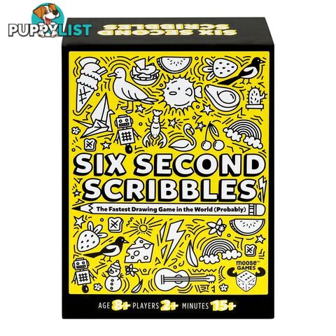 Six Second Scribbles Game - Mj90977 - 630996909775