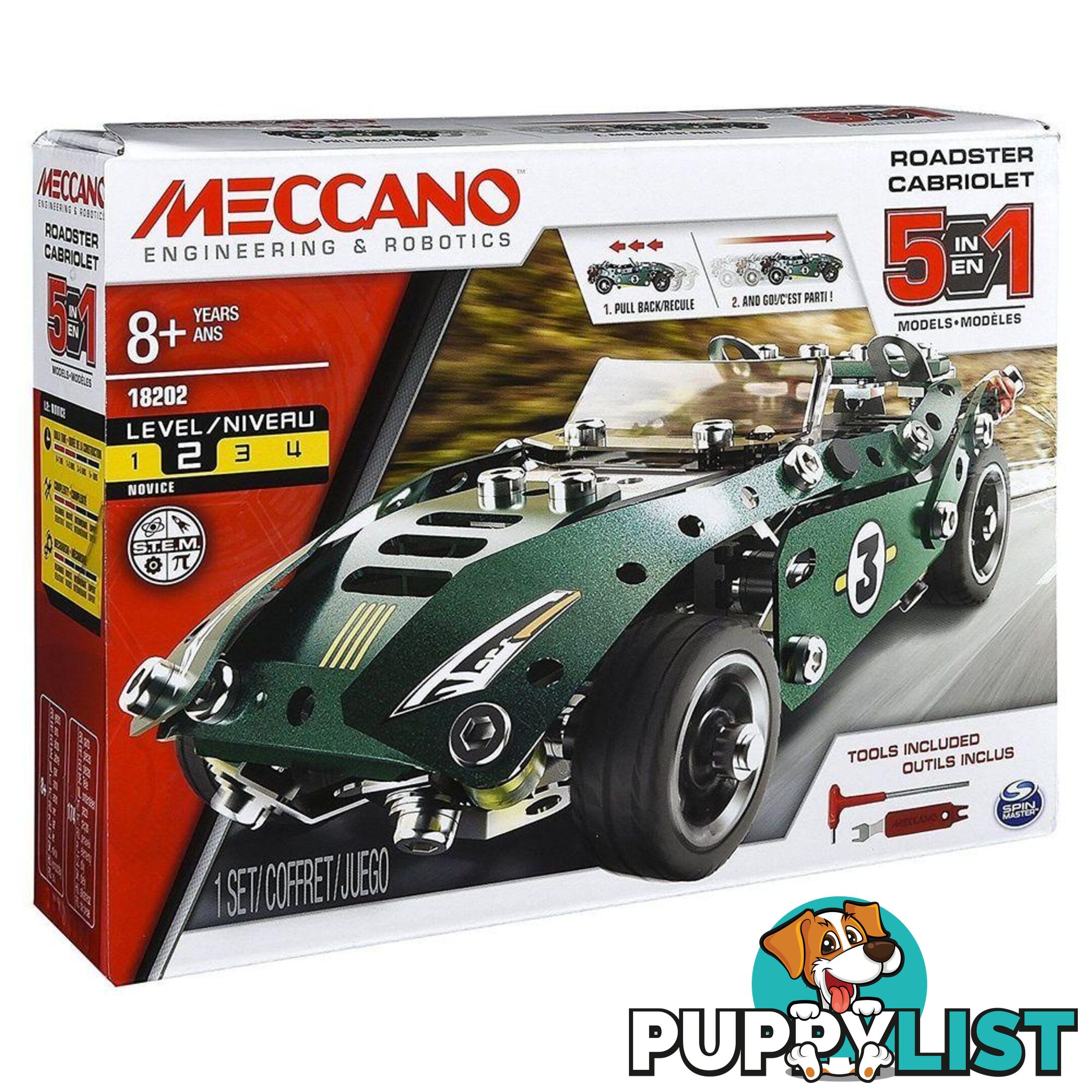 Meccano - Pull Back Roadster Si6040176 - 778988529065