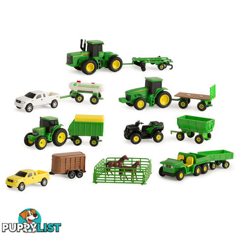 John Deere - Tomy 20 Piece Farm Toy Set - Lc35265bp - 036881352655