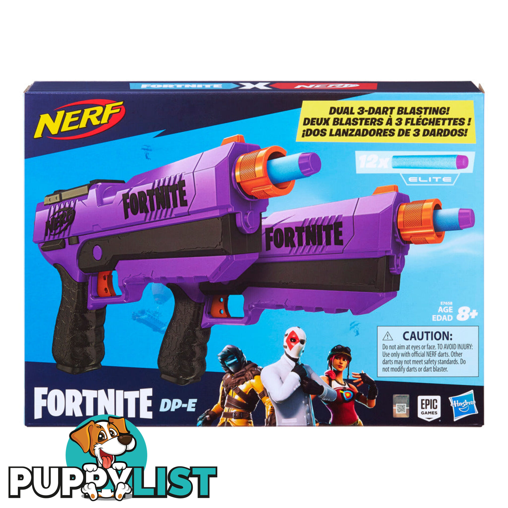 Nerf Fortnite Dp-e Blaster 2-pack - Art66391 - 5010993632657