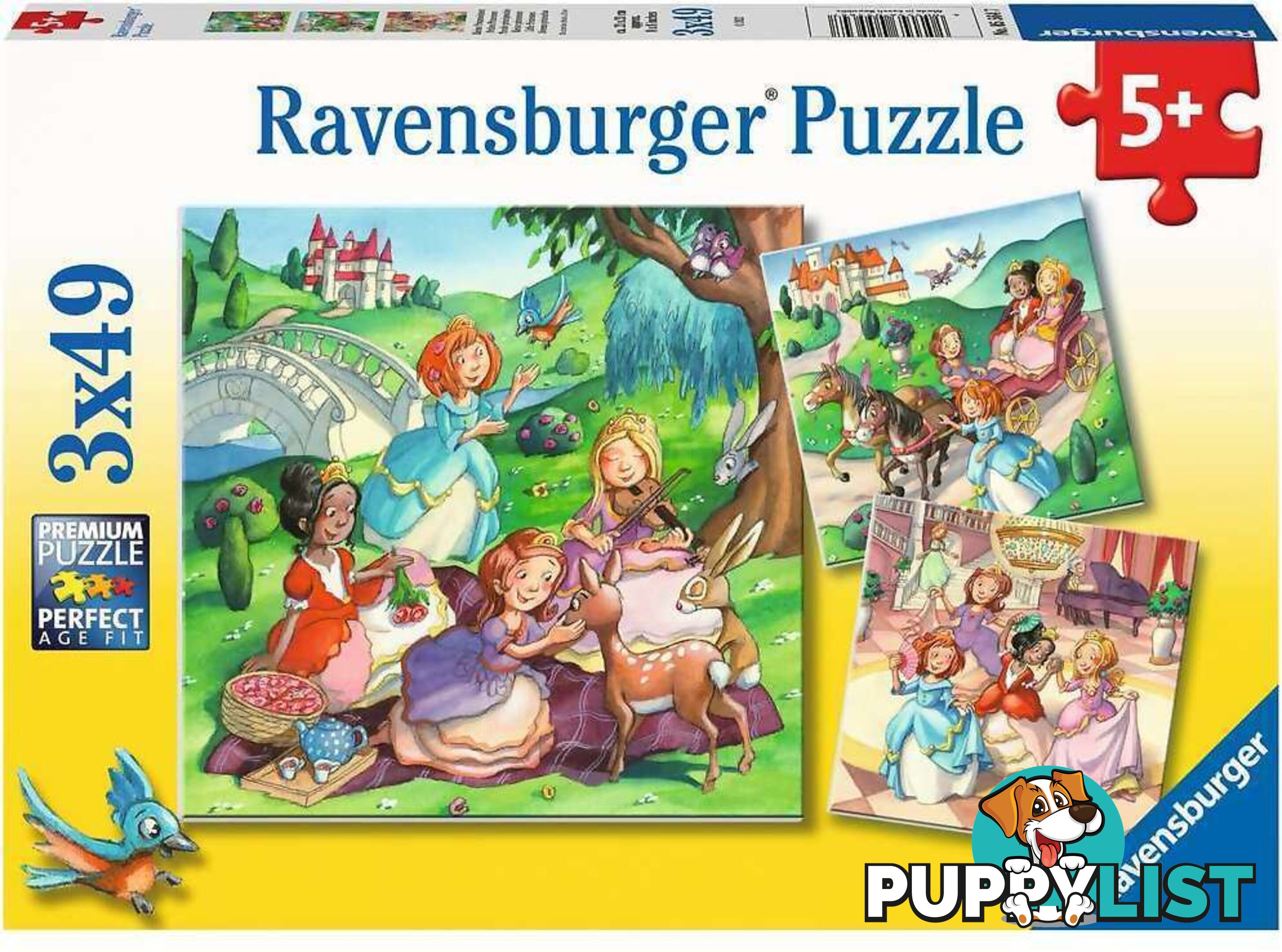 Ravensburger - Little Princesses Jigsaw Puzzle 3 X 49pc - Mdrb05564 - 4005556055647