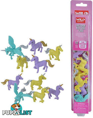 Wild Republic - Nature Tube Unicorn Collection - Wr23235 - 092389232356