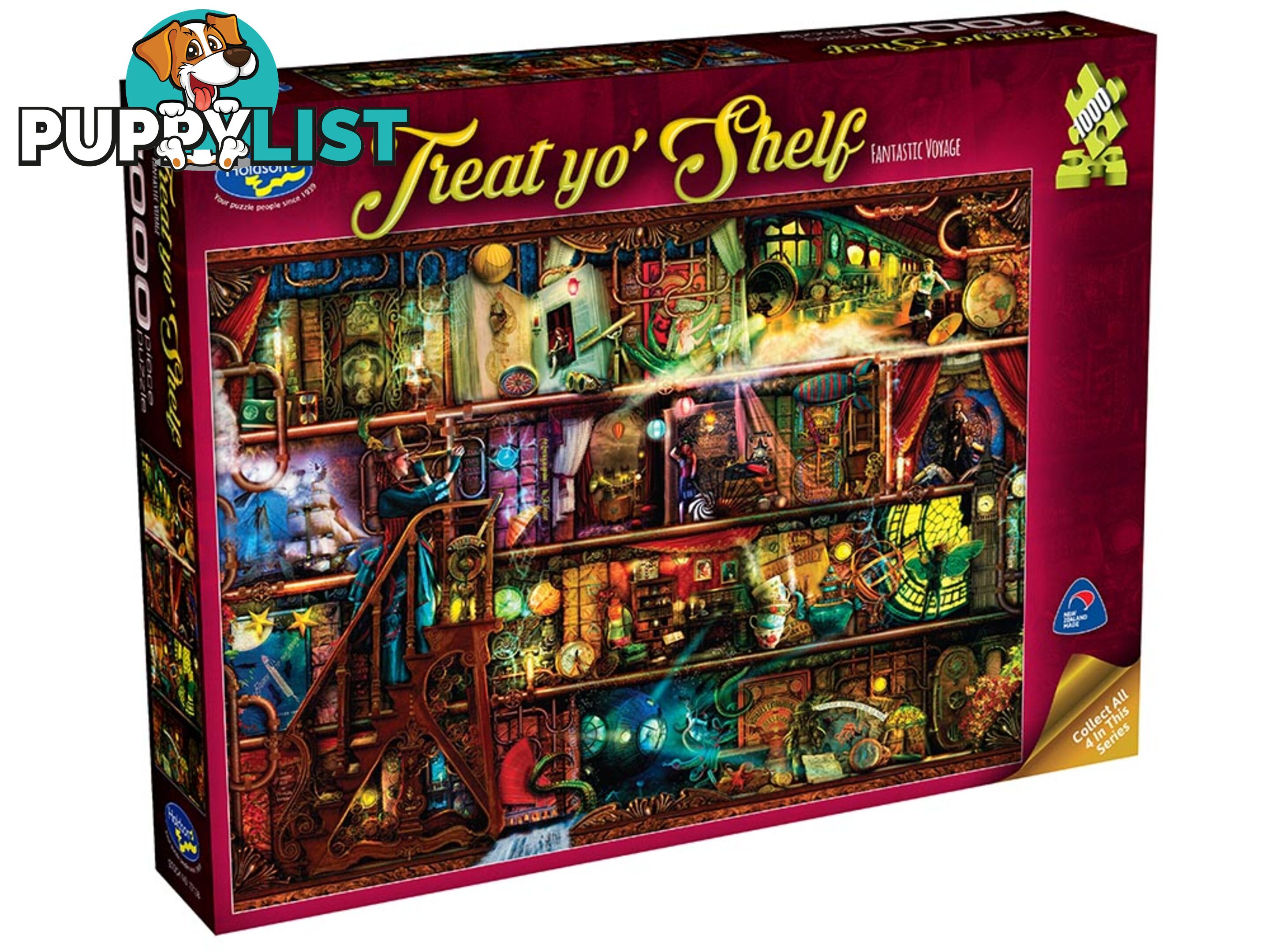 Holdson Jigsaw Puzzle - Treat Yo Shelf Fantastic Voyage 1000 Piece Jigsaw Puzzle Hol771387 - 9414131771387