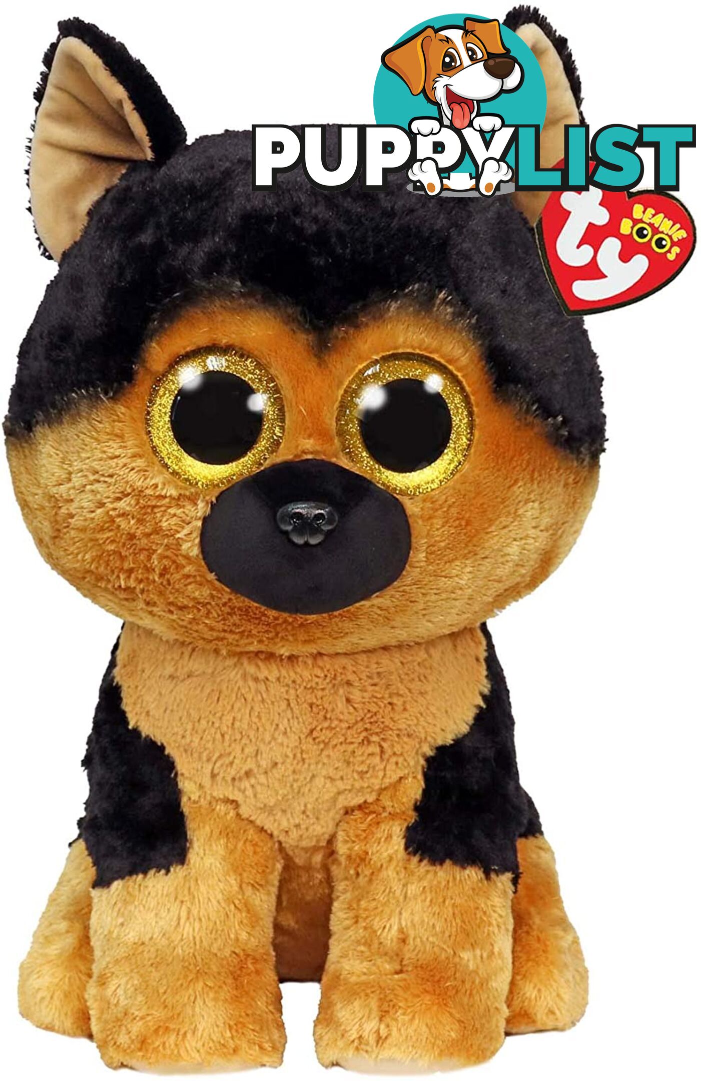 Ty Beanie Boos - Spirit German Shepherd Plush Soft 41cm Doll Large Bg36766 - 008421367665