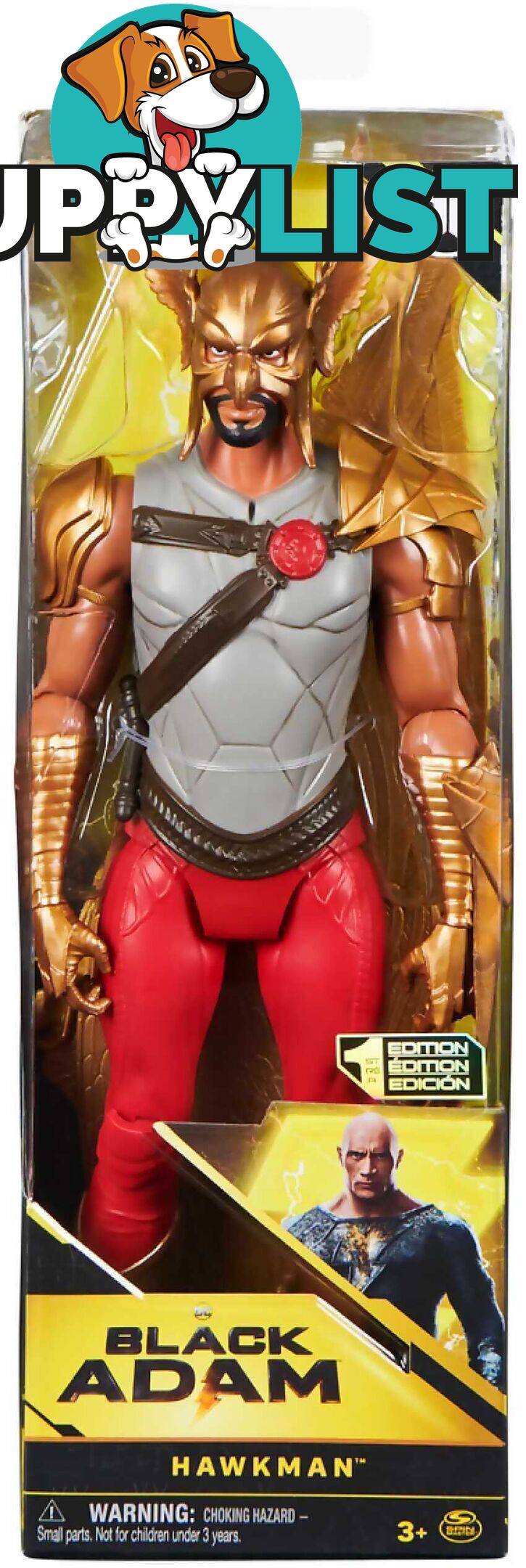 Dc - Hawkman 12-inch Action Figure Black Adam Movie Collectible Kids Toys For Boys And Girls Ages 3 And Up - Si6065494 - 778988438640